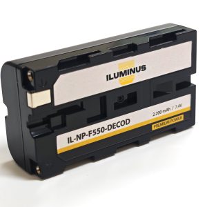 Iluminus Batería NP-F550 Decodificada (Para Luces Led y Cámaras)