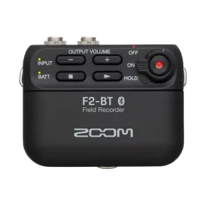 Zoom F2-BT/B Grabadora de Campo Bluetooth Compacta Color Negro