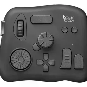TourBox Elite Controlador Inalámbrico Para Software de Diseño, Dibujo, Fotografía, Video, Audio y Animación