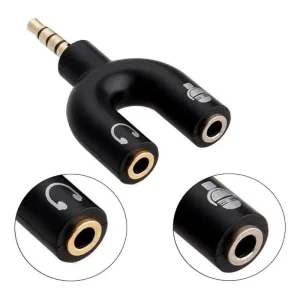 Adaptador Separador De Señal Micrófono Y Audífono Trrs