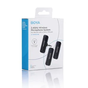 OPENBOX: Boya BY-WM3T2-M2 Micrófono Inalámbrico Doble 50 Metros TRS