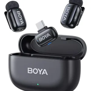 OPENBOX: BOYAMini Micrófono Inalámbrico Doble USb-C
