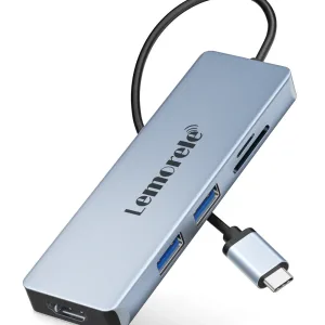 Lemorele TC18 Hub USB-C 5 en 1 Transforma tu Espacio de Trabajo