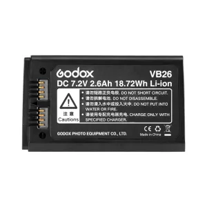 Godox VB26 Batería de Repuesto Para Flash V1 (para cualquiera de sus versiones, canon, nikon, sony, fuji)
